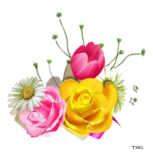 bunga bunga, bunga clipart, bunga-bunga indah, bunga buatan, simbol bunga buket april