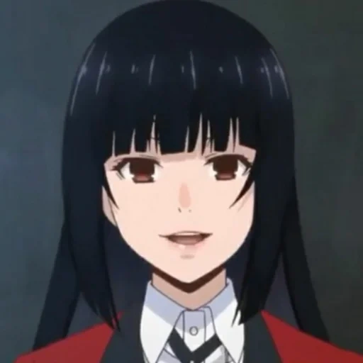 kakegurui, yumeko jabami, kakeguru yumeko, emoção louca yumeko, emoção louca yumoko