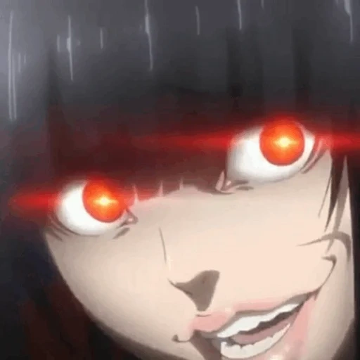 kakegurui, yumeko jabs, kakeguru yumeko, anime emoção louca, emoção louca yumoko