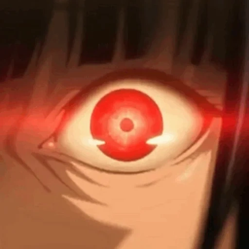 olhos de anime, yumeko kakeguru, os olhos vermelhos do anime, emoção louca não flick, emoção maluca yumeko jabs eyes