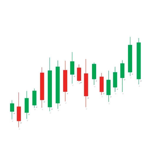 graphic candle, candle pattern, foreign exchange index, dorje trade candles, binary option vector image