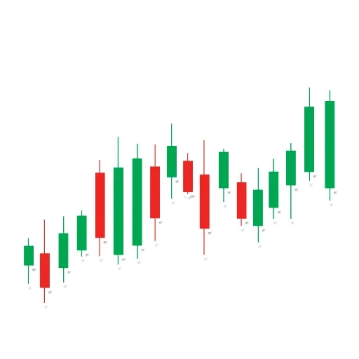 vela de los gráficos, patrones de velas, indicadores de divisas, vela doji comercio, imagen vectorial de opciones binarias