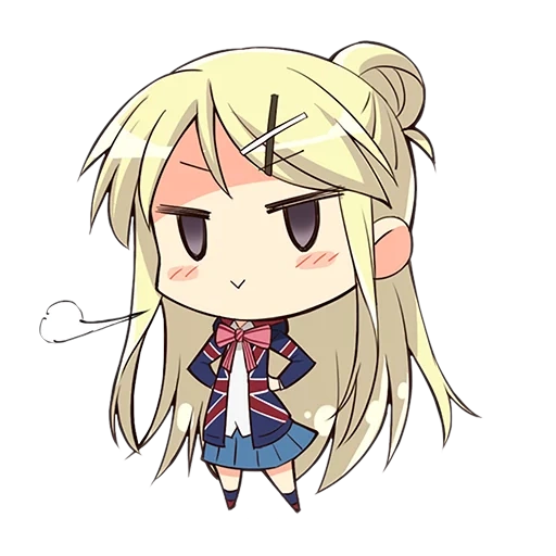 aria animation, chibi karen tribe, karen cujo, yang fei smug, cartoon characters