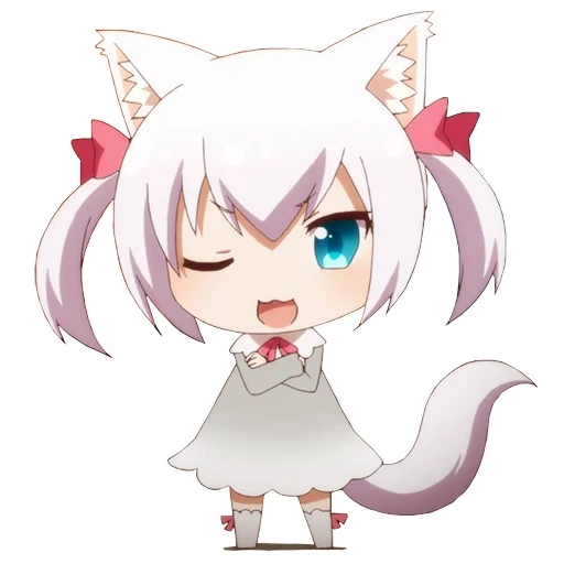 cartoon nia, nyanko days, chibi komonomimi, the days of yuko's anime cat, cartoon cat day