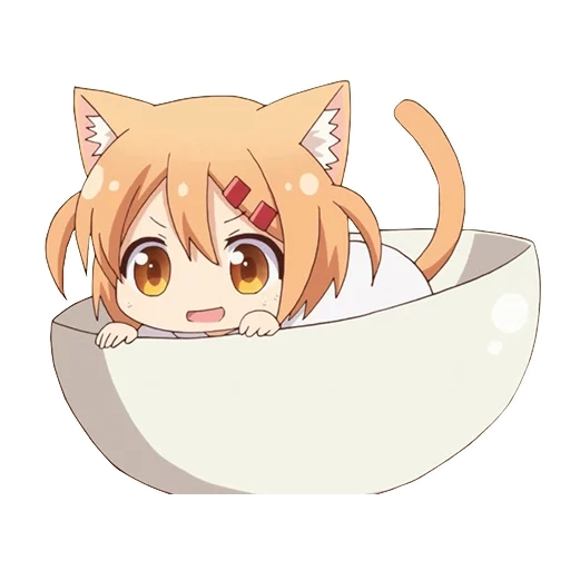 nyanko days, anime cat day, anime cat day, neco anime cat day, hari kucing anime chibi