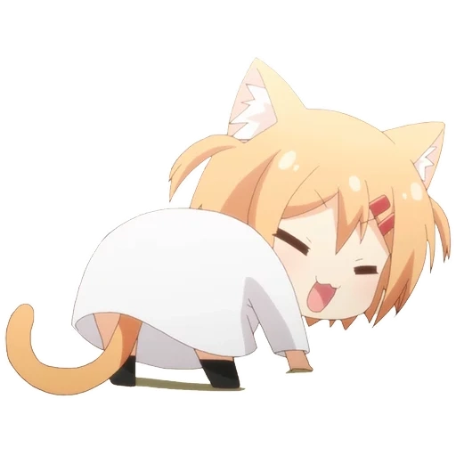 anime neko, nyanko days, cat's day anime, cartoon in cat age, days of neco anime cat