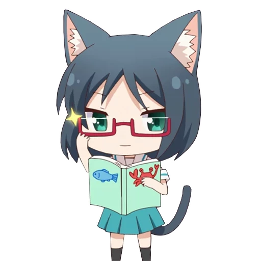 nyanko tage, anime cat, anime cat days, anime foast, anime cats yuko