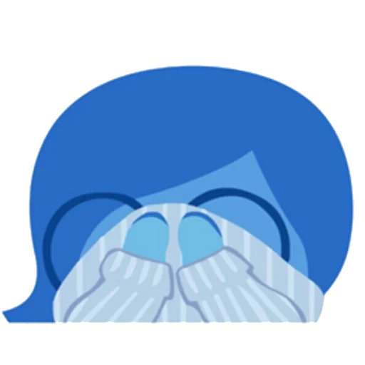segno, icona della bocca, badge con i baffi, stemma del teschio, logo blu