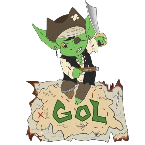 anime, personagens, cor de duende, os personagens são monstros, goblins cartoon