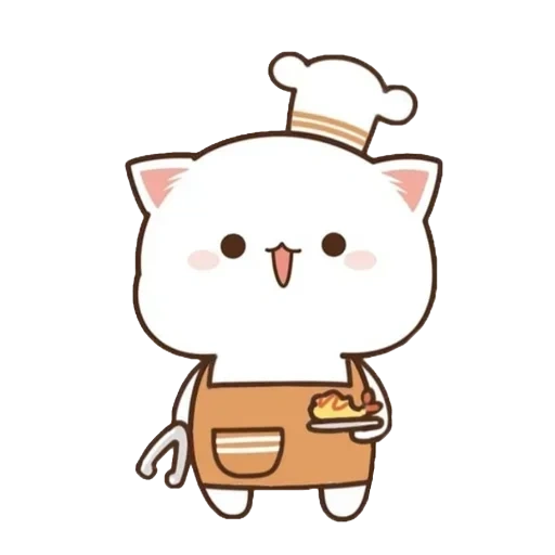 kawai seal, schöne chibi katze, schöne kavai-gemälde, schöne bilder von robben, mochi mochi pfirsichkatze