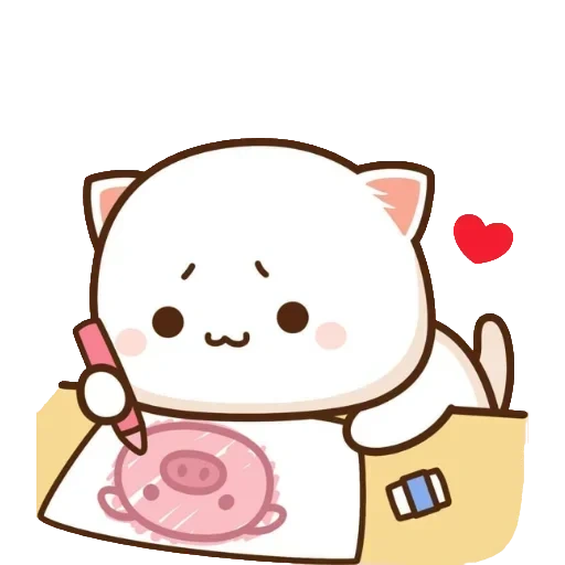 joke, katiki kavai, cute drawings, nyashny drawings, drawings of cute cats