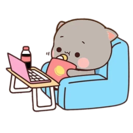 milk mocha, kawaii drawings, bubududu bear, cute drawings, kawaii drawings