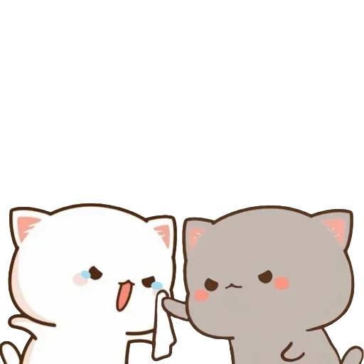 kavai cat, gatti kawaii, gatti kawaii, disegni di kawaii carini, kawaii gatti un paio