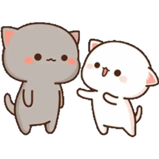 gatos chibi, gatos kawaii, gato kawaii, gatos kawaii, kitty chibi kawaii