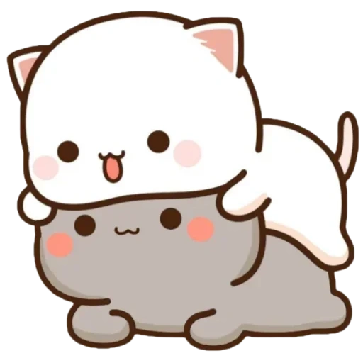 kawaii cats, kawaii cats, desenhos kawaii fofos, adoráveis gatos kawaii, lindos desenhos kawaii