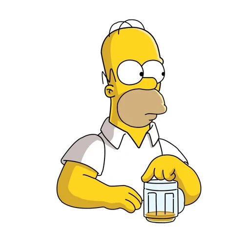 homer, i simpson, homer simpson, pittura di simpson