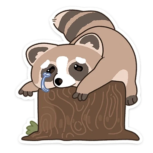 gomi, raccoon cartoon, meme 2021 communication, raccoon cartoon sleeping