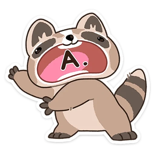 raccoon, gomi, a gommy