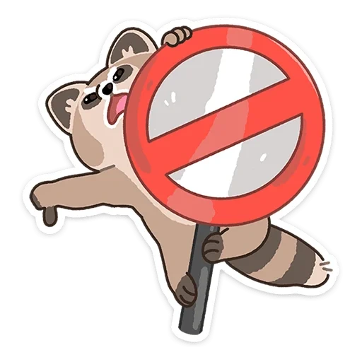 raccoon, gomi