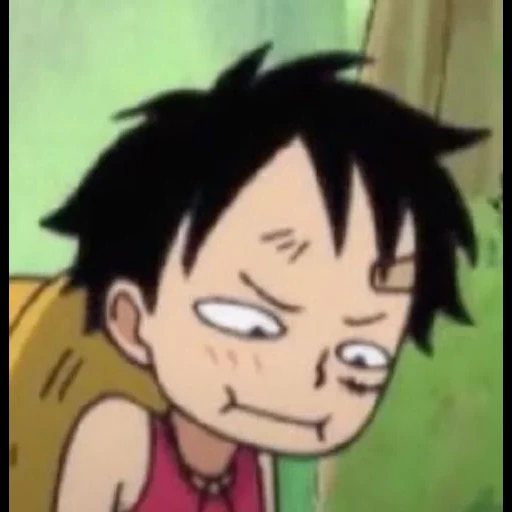 luffy, anime, the anime is funny, manki d luffy, luffy is small