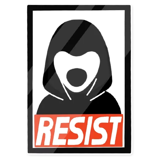 pack, символ цифрового сопротивления, наклейка цифровое сопротивление, логотип цифрового сопротивления