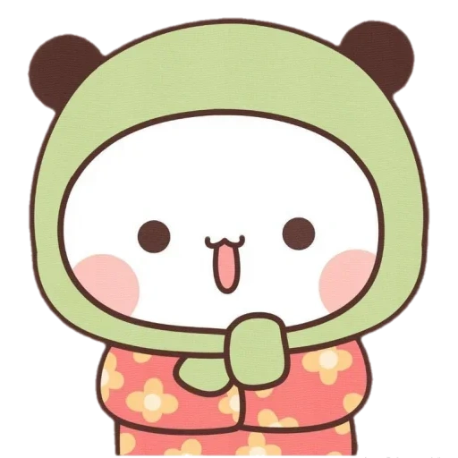 kawaii, finn est nyasty, dessins kawaii, panda dudu bubu, dessins mignons de chibi