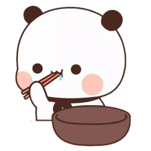kawaii, cute drawings, cute drawings of chibi, lovely panda drawings, panda drawing cute