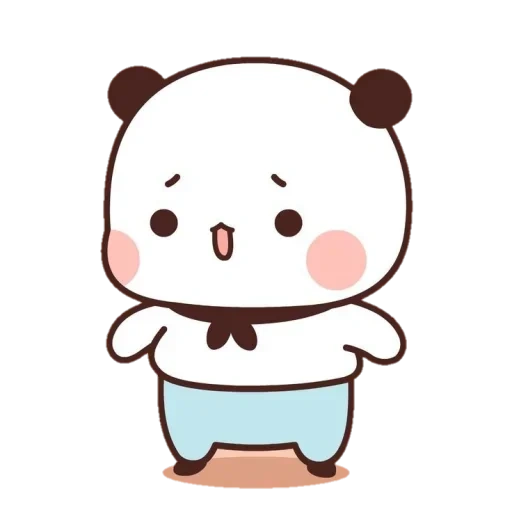 kawaii, clipart, panda is dear, the drawings are cute, cute drawing