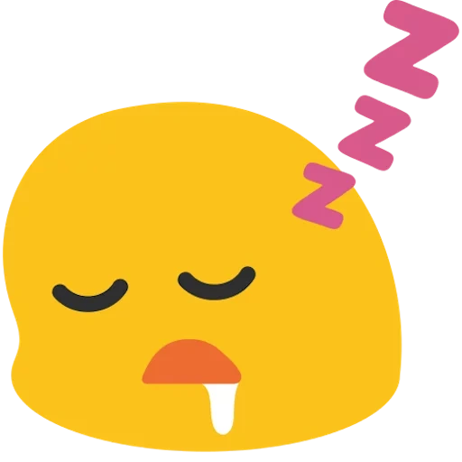 emoticon sogno, emoticon di emoticon, emoticon sonnolenza, sleepy smiley face, emoticon di tristezza