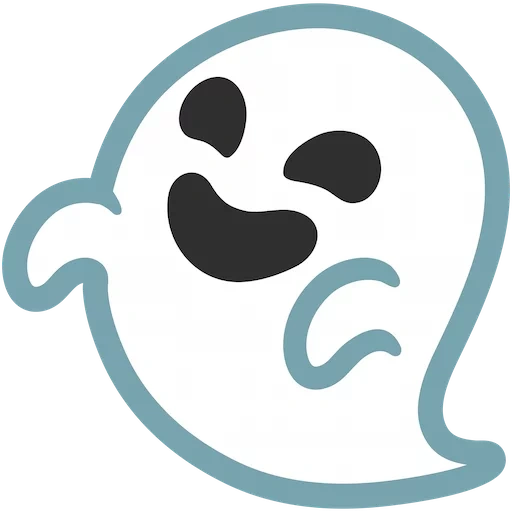 ghost, badge 64 64, emoticon ghosts, emoticon sacchetto fantasma, smiley ghost su twitter
