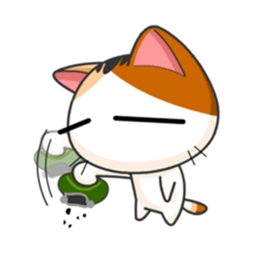 японские, meow аниме, meow animated, котята японские, японская кошечка