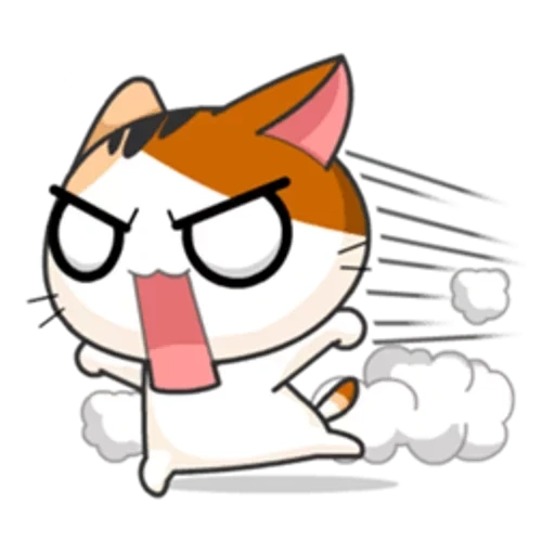 meow animado, gojill o miau, gatinhos japoneses, gato japonês