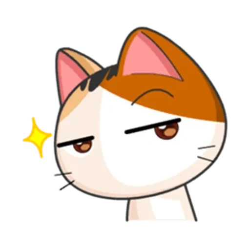 jepang, anime cat, meow animated, anime seal, stiker anjing laut jepang