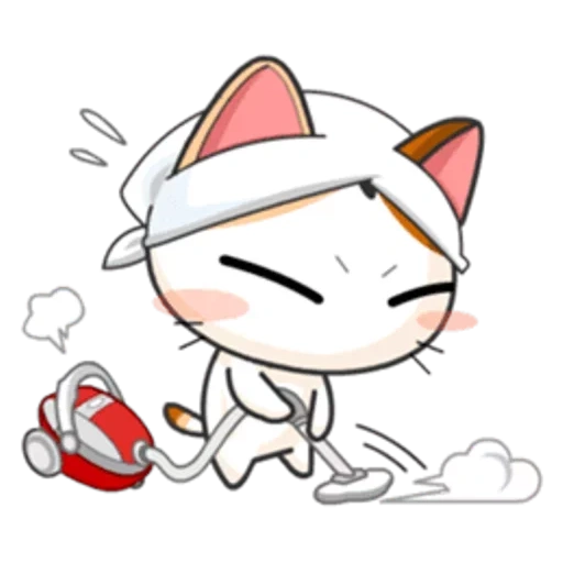 meow animated, gatito japonés, focas japonesas, gatito japonés, lindo retrato de red cliff