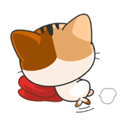 chat, chibi kat, chats chibi, chats mignons, autocollants chats japonais