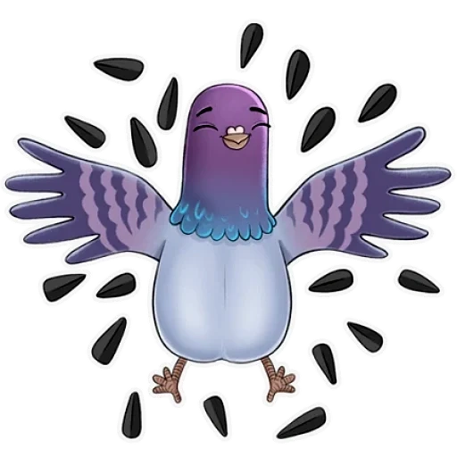piccione, pigeon michael, il piccione è divertente, piccione cartone animato