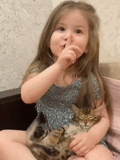 people, little girl, for the children, animals are cute, a ridiculous animal