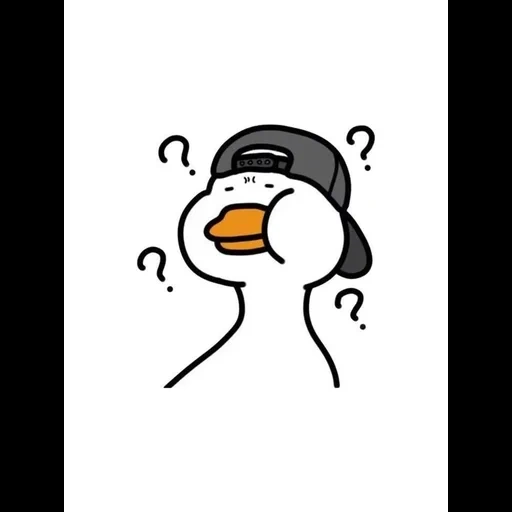 pato, memes, pato, captura de pantalla, dibujo de pato