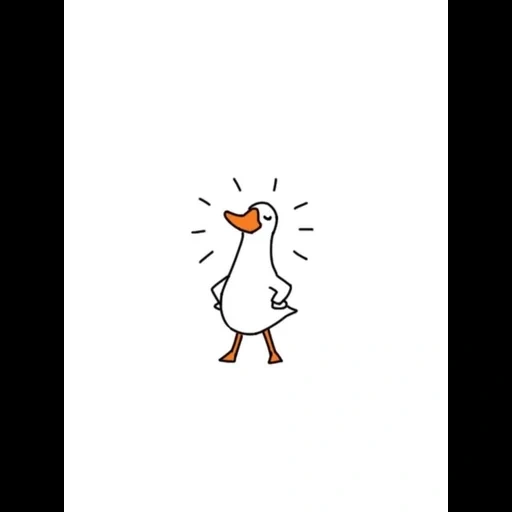 canard, canard, goose, imprimé de canard, dancing duck