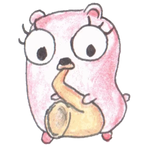 a toy, tiny golang, gofer golang, the animals are cute, golang programming language