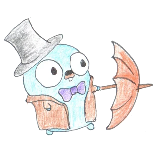 golang, figura, golan profi, golan mascot, perry ornitorrinco boceto