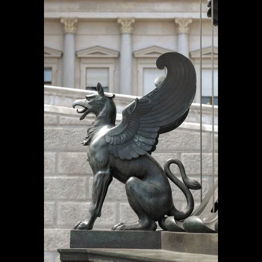 грифон, грифон статуя, статуя лев крыльями, статуя дракона лондоне, статуя грифона германии