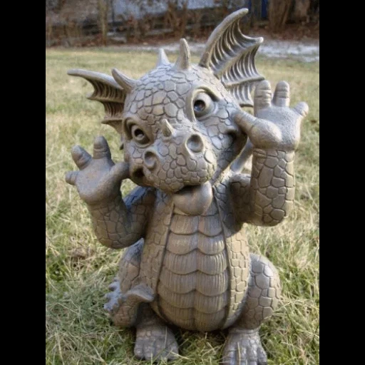игрушка, статуя дракона, садовые статуи дракон, садовая скульптура дракон, садово парковая скульптура дракона