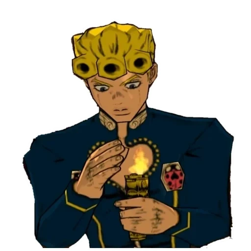 jojo 5 giorno, giorno giovanni, giorno giovanna, giorno giovanna polpo, les aventures bizzare de gioccio giono giovanna