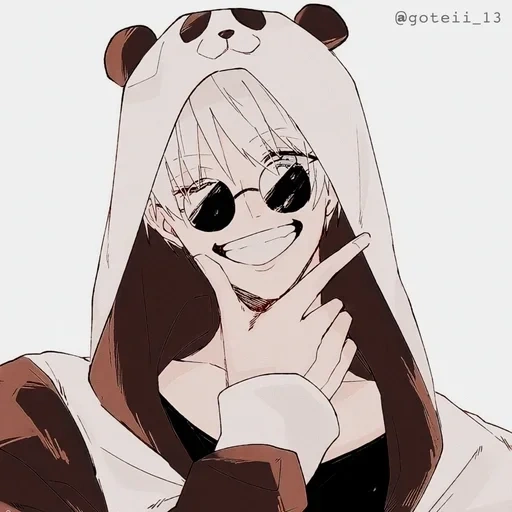 image, anime panda, personnages d'anime, l'art de l'anime est charmant, fille anime panda