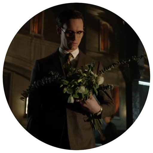 gotham, nigma, le mystérieux, oswald cobblepot, moriarty laide mariée