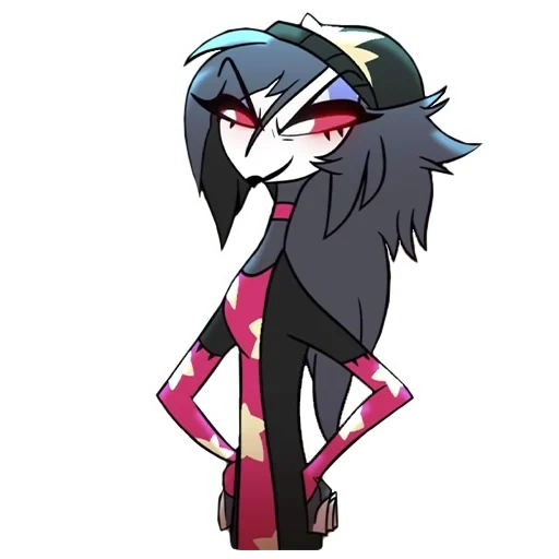 hazbin hotel, hazbin art hotel, luna hotel hazbin, hotel octavia moon hazbin