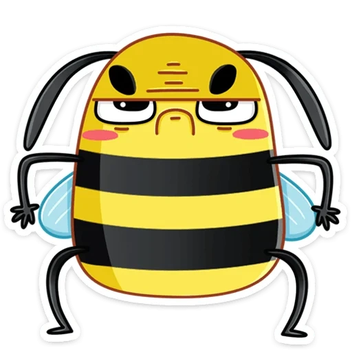 joszi, abeille, personnage, une abeille meme, abeille joszy