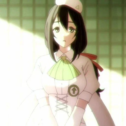 anime, anime girl, personnages d'anime, infirmière animée, porte matte
