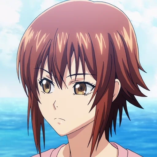 anime girl, taxus kotegawa, chisa kotegawa, karakter anime, lautan luas